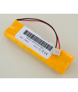 Batterie 4.8V 0.8Ah NiCd pour BAES type OVA51014E 806262