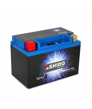 Batterie moto LiFePO4 12.8V 6Ah 360A Shido LTX16-BS
