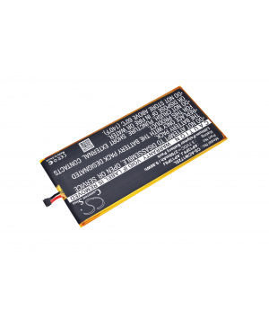 Batería 3.7V 2.7Ah LiPo para Acer Iconia B1-720