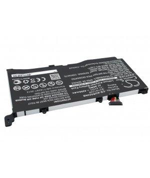 Battery 11.4V 4.2Ah LiPo B31N1336 for Asus R553LF