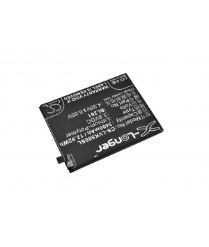 Battery 3.8V 3.4Ah LiPo BL261 for LENOVO K5 Note