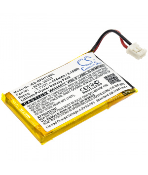 Battery 3.7V 850mAh LiPo for Marmitek DoorPhone 170