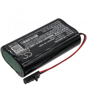 Batteria 7.4V 3.4Ah Li-ione per rilevatore Comsonics QAM Sniffer