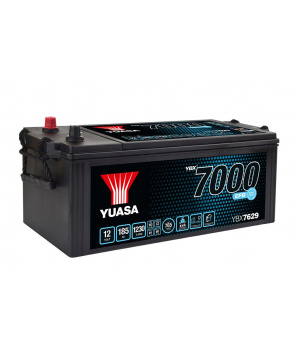 Lead battery YUASA 12V 185Ah 1230A EFB Start-Stop YBX7629