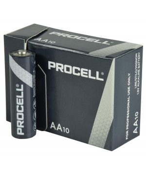 10 Alkaline 1.5V AA Procell Duracell LR6