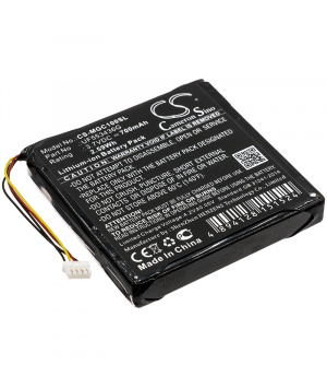 Batteria 3.7V 0.7Ah Li-ione per GPS Magellan Cyclo 100