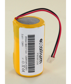 Batterie 3.6V 13Ah Lithium für sirene Avidsen BlyssBox, Thombox