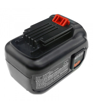 Batteria 60V 2.5Ah Li-Ion LBX2560 per Nero e Decker