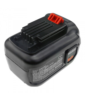 Batterie 60V 2.5Ah Li-Ion LBX2560 für Schwarz und Decker