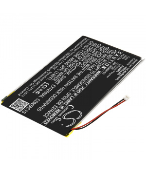 Akku 3.7V 1.5Ah LiPo für Barnes & Noble GlowLight 6