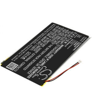 Batterie 3.7V 1.5Ah LiPo pour Barnes & Noble GlowLight 6