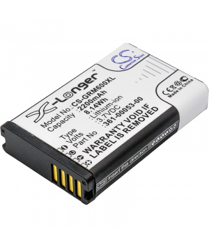 3.7V 2.2Ah Li-ion Battery for GPS Garmin Alpha 100
