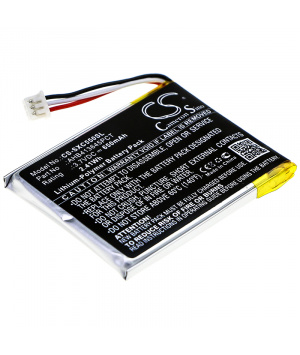 Batterie 3.7V 650mAh LiPo pour Casque Sennheiser PXC 550