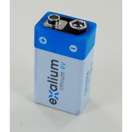 Lithium battery 9V 1.2Ah CP9V EXALIUM