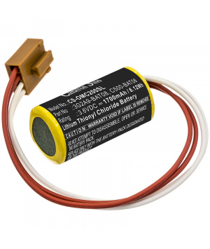 Pile 3.6V 1.6Ah Lithium pour OMRON C500-BAT08 (3g2a9-bat08)