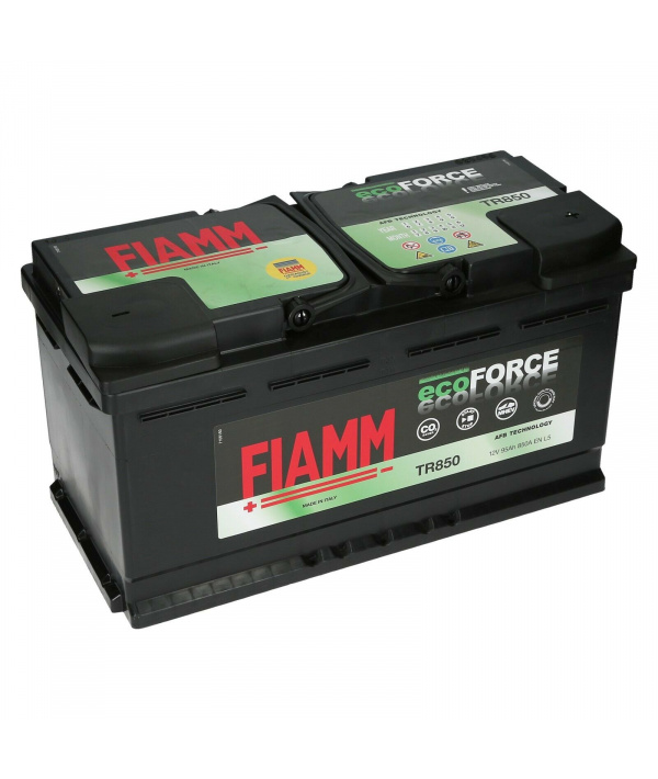 Lead Battery AFB Start-Stop 12V 95Ah TR850 EcoForce Fiamm