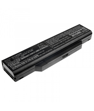 Battery 10.8V 5.2Ah Li-ion W130HUBAT-6 for CLEVO W130EV