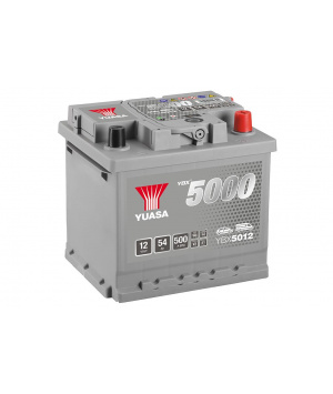 Batterie plomb démarrage 12V 54Ah 500A SMF Yuasa YBX5012
