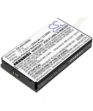 Akku 7.4V 3.2Ah LiPo 9712 für Kaliber Additel 22XA