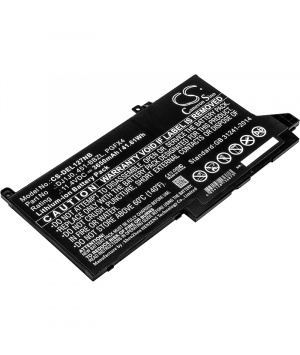 11.4V 3.65Ah Li-Ion PGFX4 Akku für DELL Latitude 12 7280