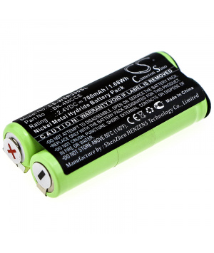 Batterie 2.4V 700mAh NiMh pour WATERPIK Sensonic Plus SR-3000E