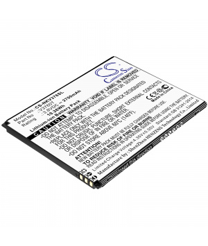 Batería 3.8V 2.7Ah Li-ion V3760T para Nokia C2