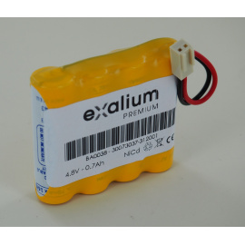Batería 4.8V 700mAh NiCd Cnn Molex 2P