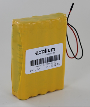 Batterie 24V 700mAh NiCd pour Porte Geze Slimdrive DCU 1 (106863)