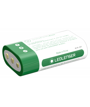 Batteria 3.7 v 4.4 Ah Li-Ion 2xICR18650 per lampada H14R.2 Led Lenser