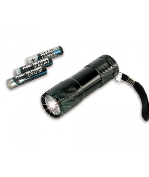 Mini antorcha 9 LEDs Ansmann + 3 pilas AAA