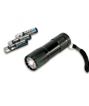 Mini Taschenlampe 9 LEDs Ansmann + 3 AAA-Batterien