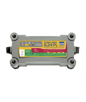 Chargeur batterie Plomb/LiFePO4 24V 6A de 15 à 125Ah GYSFLASH 6.24PL