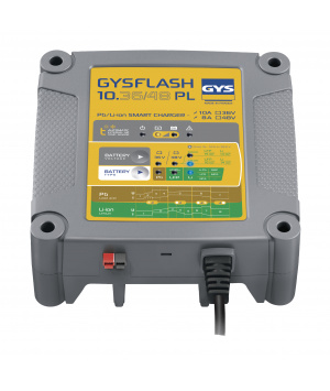 Cargador de batería lead/LiFePO4 36/48V 10A de 10 a 230Ah GYSFLASH 10.36/48 PL