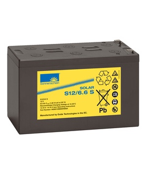 Batterie Plomb 12V 6.6Ah Exide (167X176X126) (S12/6.6S) 