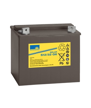 Solare batteria piombo 12V 32Ah S12/32G6 Sonnenschein