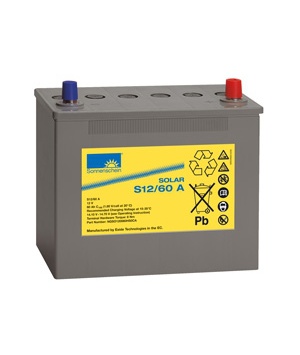 Batterie Solaire plomb 12V 60Ah S12/60A Sonnenschein