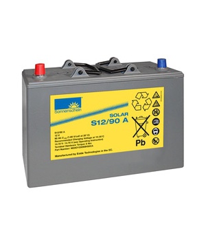 Batterie Solaire plomb 12V 90Ah S12/90A Sonnenschein