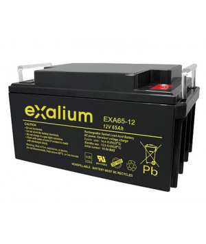 Batterie 12V 65Ah Exalium EXA65-12 Bleiakku