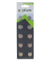 Pack batteries AG13, LR44, A76 alkaline 1.5V button