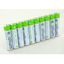 10 batterie LR03 AAA 1, 5V alcaline EXALIUM