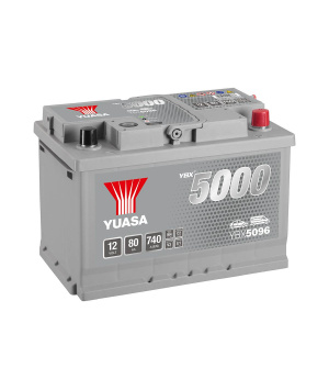 Batterie plomb démarrage 12V 80Ah 740A SMF Yuasa YBX5096