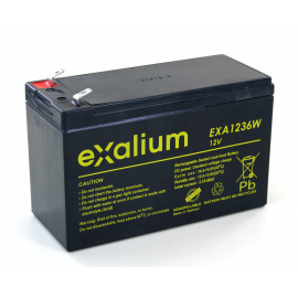 Batteria al piombo 12V 36W EXALIUM EXA1236W