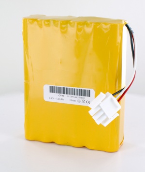 9.6V battery for CLIMET CI-150 Series female contacts particle counter