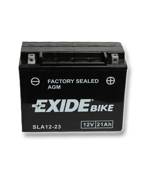 Batteria al piombo AGM Moto 12V 21Ah 350A SLA12-23 Exide