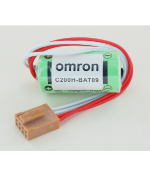 Pila 3V 1.35Ah litio per OMRON C200H-BAT09