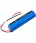 Batterie 3.7V 3.4Ah Li-ion INR18650-1S1P pour Casque THERADOME LH80