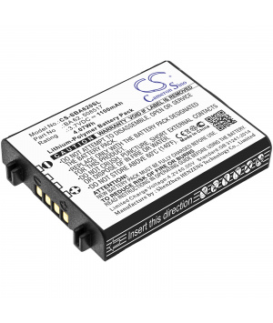 Batterie 3.7V 1.1Ah LiPo BA 62 pour Sennheiser SK 6212 bodypack