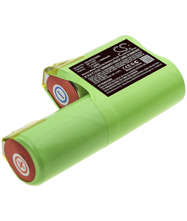 Premium Batterie 3,6 V 2500 mAh NI-MH pour pour Kenwood Grati FG 155 Râpe à fromage 
