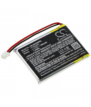 Batería 3.7V 500mAh Lipo YT403040 para el reproductor Xduoo X2