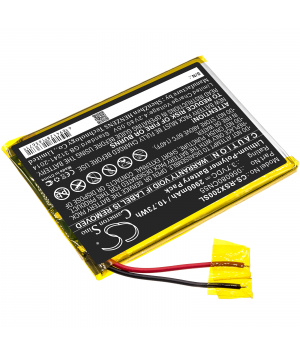 Batería 3.7V 2.9Ah LiPo para Oregon Scientific Meep X2 tableta